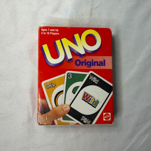 Mattel Other - Mattel UNO Original Card Game Vintage 1999 Edition Complete 108 Cards